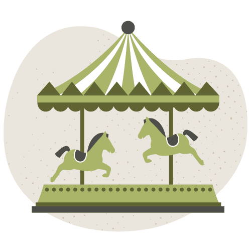 Icon of a merry go round