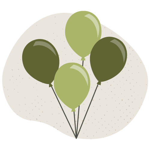 Icon of balloons