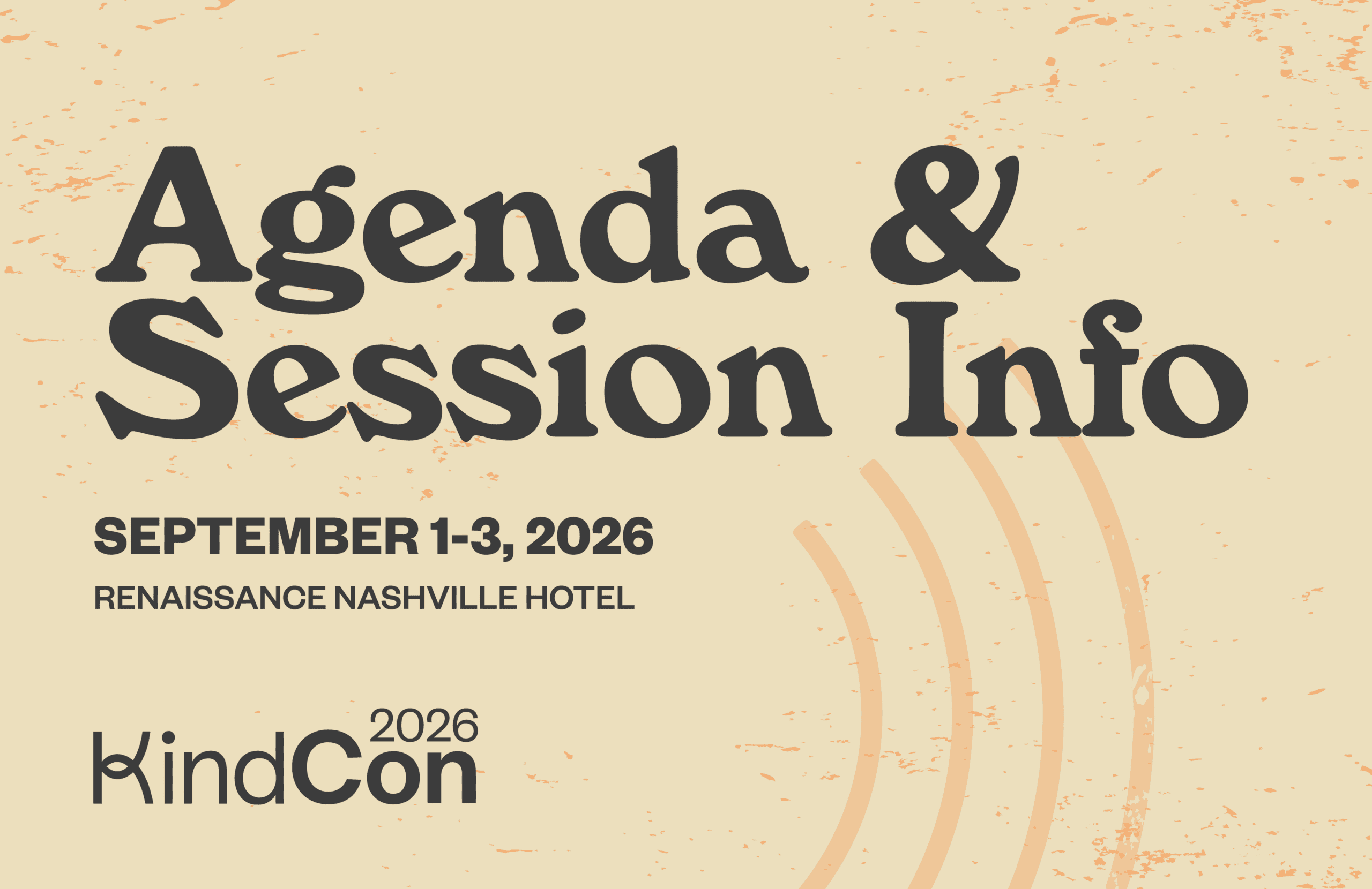 KindCon 2026 Agenda