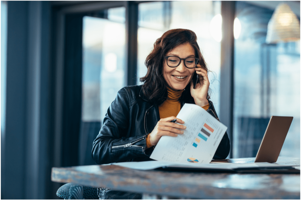 Fundraiser expressing gratitude to a donor over the phone