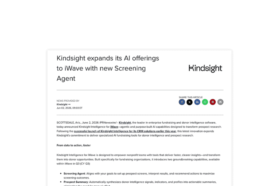 Kindsight expands its AI offerings to iWave with new Screening Agent